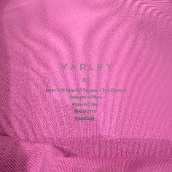 Varley Lets Move High Rise Athletic Biker Shorts, 7 inch, Super Pink, Size XS - Picture 3 of 5